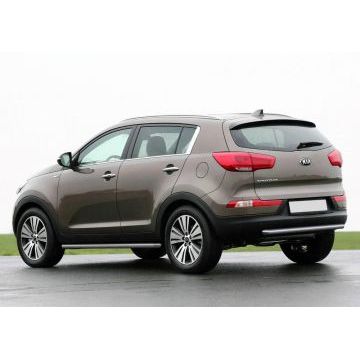 Защита штатных порогов 57 мм Rival для Kia Sportage 2010-2015