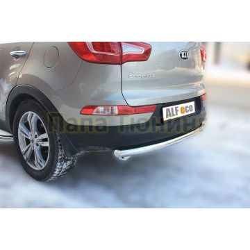 Защита заднего бампера 60 мм ALFeco для Kia Sportage 2010-2015