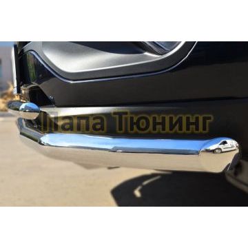 Защита передняя двойная d57-d42 РусСталь для Kia Sportage 2010-2015