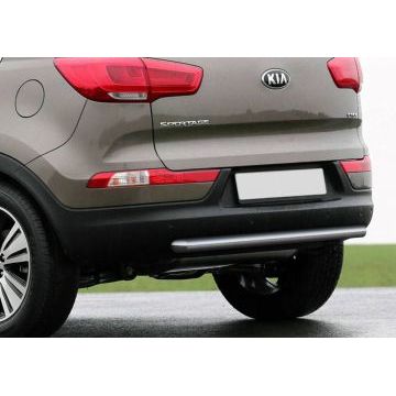 Защита заднего бампера 57 мм Rival для Kia Sportage 2010-2015