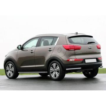 Защита задняя уголки 57 мм Rival для Kia Sportage 2010-2015