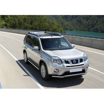 Защита штатных порогов 57 мм Rival для Nissan X-Trail T31 2011-2015