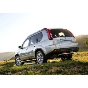 Защита заднего бампера 57 мм Rival для Nissan X-Trail T31 2011-2015
