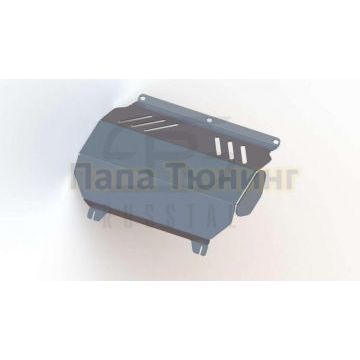 Защита радиатора Руссталь алюминий 4 мм для Mitsubishi Pajero Sport/L200 2008-2013