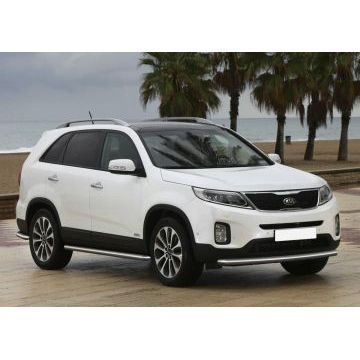 Защита переднего бампера 57 мм Rival для Kia Sorento 2012-