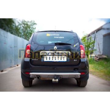Защита заднего бампера d42 РусСталь для Renault Duster 2011-2015