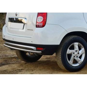 Защита заднего бампера 42 мм Rival для Renault Duster 2011-2015