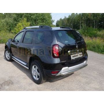 Защита заднего бампера 60 мм ТСС для Renault Duster 2011-2015 Защита заднего бампера 60 мм ТСС для Renault Duster 2011-2015