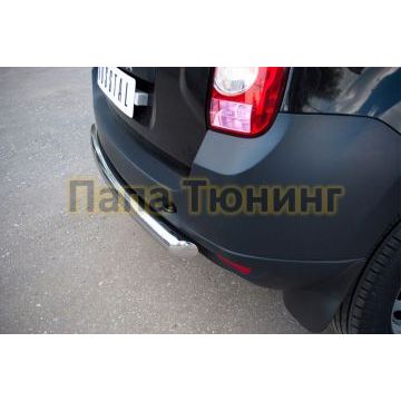 Защита заднего бампера d57 РусСталь для Renault Duster 2011-2015