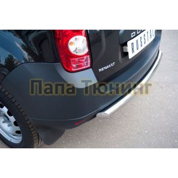 Защита заднего бампера d57 РусСталь для Renault Duster 2011-2015