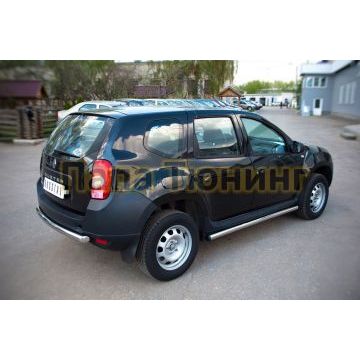 Защита заднего бампера d57 РусСталь для Renault Duster 2011-2015