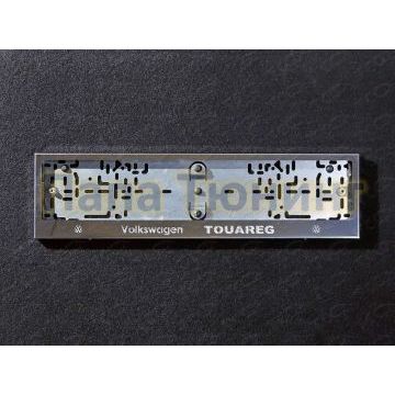 Рамка номерного знака Volkswagen Touareg (комплект) ТСС для Любые