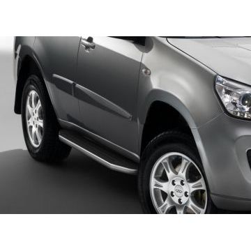 Пороги алюминиевые Rival Premium для Chery Tiggo T11/Tiggo FL 2005-2016