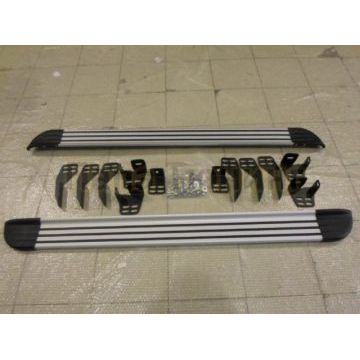 Пороги алюминиевые вариант 2 OEM Tuning для Chery Tiggo 2005-2014