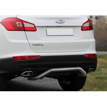 Защита заднего бампера скоба 57 мм Rival для Chery Tiggo 5 2014-2016