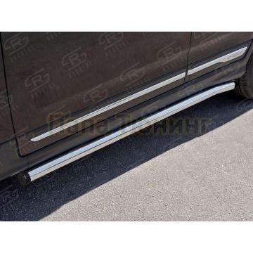 Пороги труба d57 вариант 2 РусСталь для Chery Tiggo 5 2014-