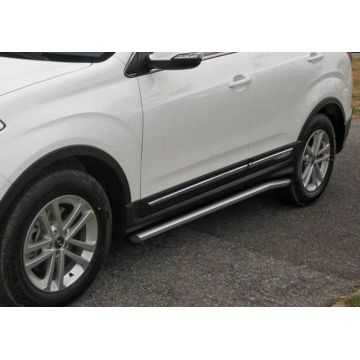 Защита штатных порогов 57 мм Rival для Chery Tiggo 5 2014-