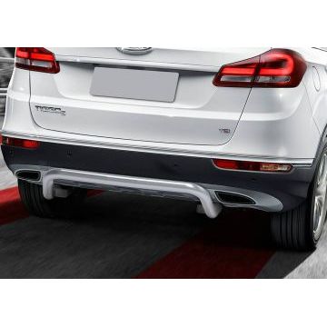 Защита заднего бампера скоба 57 мм Rival для Chery Tiggo 5 2016-