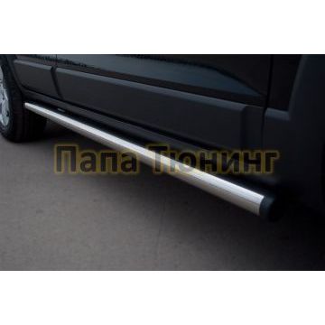 Пороги труба d57 вариант 2 РусСталь для Chevrolet Niva 2002-2008