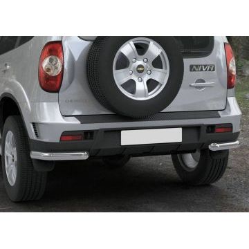 Защита задняя уголки 57 мм Rival для Chevrolet Niva 2009-