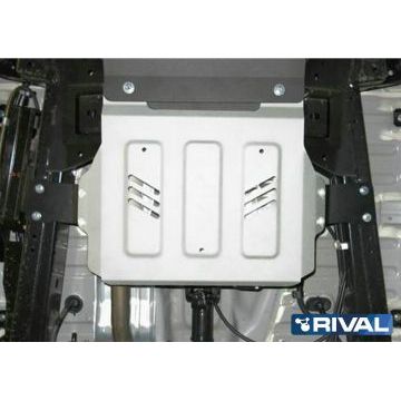 Защита РК Rival алюминий 4 мм для Mitsubishi Pajero Sport, V - 3.0; 2.4d; выводим 2016-