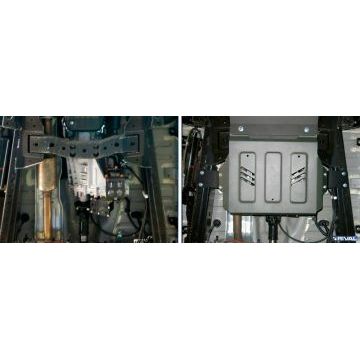 Защита РК Rival алюминий 4 мм для для Fiat Fullback, V - 2.4d 2016-/Mitsubishi L200, V - 2.4d; 2,4d H.P. 2015-/Mitsubishi Pajero Sport, V - 3.0; 2.4d 2016-