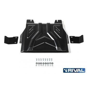 Защита РК Rival сталь 2 мм для Mitsubishi Pajero Sport, V - 3.0; 2.4d 2016-