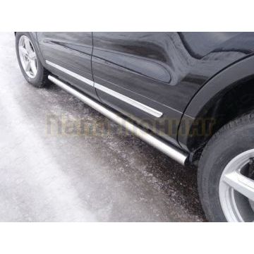 Пороги труба 76 мм ТСС для Ford Explorer 2015- Пороги труба 76 мм ТСС для Ford Explorer 2015-