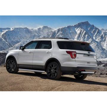 Защита заднего бампера 76 мм Rival для Ford Explorer 2015-