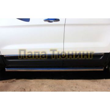 Пороги труба d57 вариант 1 РусСталь для Ford Explorer 2011-2015