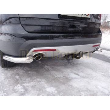 Защита задняя уголки 76 мм ТСС для Ford Explorer 2015-