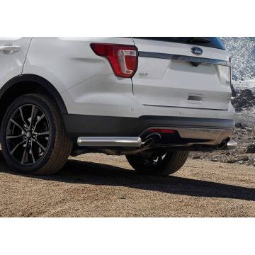 Защита задняя уголки 76 мм Rival для Ford Explorer 2015-