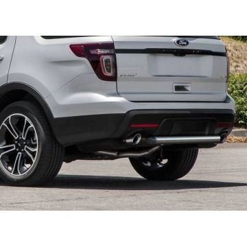 Защита заднего бампера 57 мм Rival для Ford Explorer 2011-2015