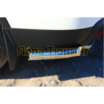 Защита задняя уголки d76 секции РусСталь для Ford Explorer 2011-2015