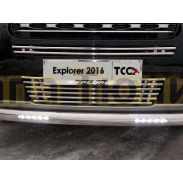 Рамка номерного знака Ford Explorer (комплект) ТСС для Любые Рамка номерного знака Ford Explorer (комплект) ТСС для Любые