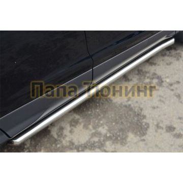 Пороги труба d57 вариант 1 РусСталь для Ford Kuga 2013-