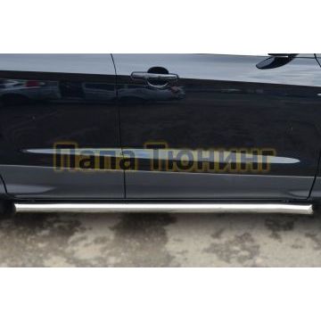 Пороги труба d57 вариант 1 РусСталь для Ford Kuga 2013-