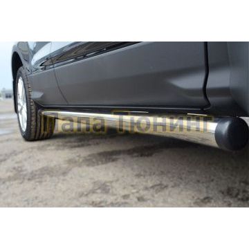 Пороги труба d57 вариант 2 РусСталь для Ford Kuga 2013-