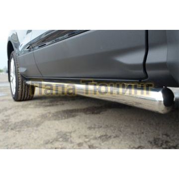 Пороги труба d57 вариант 3 РусСталь для Ford Kuga 2013-