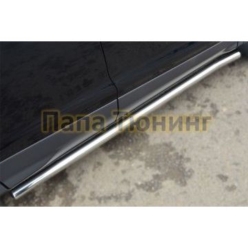 Пороги труба d57 вариант 3 РусСталь для Ford Kuga 2013-