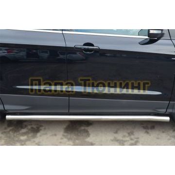 Пороги труба d57 вариант 3 РусСталь для Ford Kuga 2013-