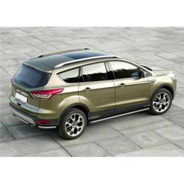 Защита штатных порогов 57 мм Rival для Ford Kuga 2013-