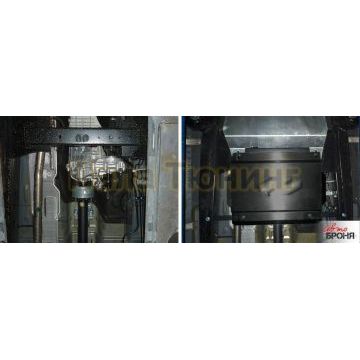 Защита РК Автоброня для 2,2 сталь 2 мм для Ford Ranger 2012-2015