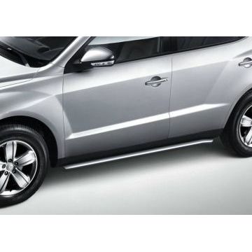 Защита штатных порогов 57 мм Rival для Geely Emgrand X7 2013-2019