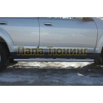 Пороги труба d57 вариант 2 РусСталь для Great Wall Hover H3 2014-2016