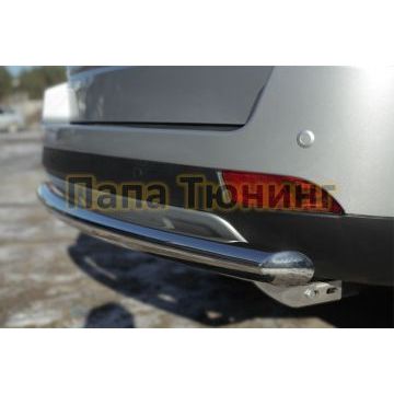 Защита заднего бампера d57 дуга РусСталь для Great Wall Hover H3 2014-