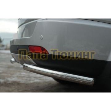 Защита задняя уголки d57 секции РусСталь для Great Wall Hover H3 2014-