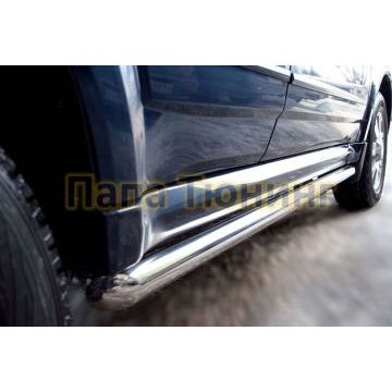 Пороги труба d57 вариант 1 РусСталь для Great Wall Hover H5 2011-2015