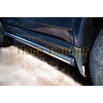 Пороги труба d57 вариант 2 РусСталь для Great Wall Hover H5 2011-2015