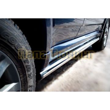 Пороги труба d57 вариант 2 РусСталь для Great Wall Hover H5 2011-2015